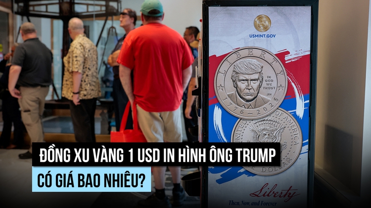 Đồng vàng 1 USD in hình ông Trump giá bao nhiêu?
