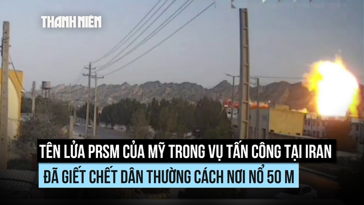 Tên lửa PrSM của Mỹ làm chết dân thường Iran cách điểm nổ đến 50 m