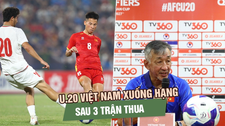U.20 Việt Nam xuống hạng sau 3 trận toàn thua, HLV Ikeuchi chưa tiết lộ về tương lai