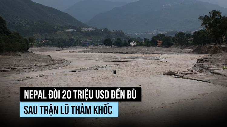 Nepal yêu cầu LHQ chi 20 triệu USD khắc phục hậu quả lũ quét vì biến đổi khí hậu