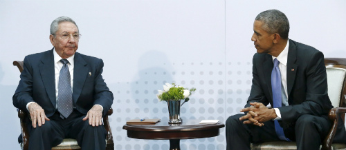 Tổng thống Barack Obama và Chủ tịch Raul Castro