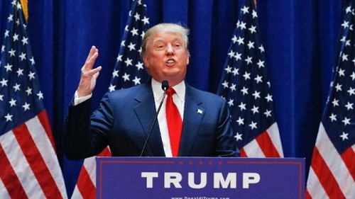Tỉ phú Donald Trump thắng thế trước các ứng viên Cộng hòa khác trong hầu hết khảo sát của CNN - Ảnh: AFP
