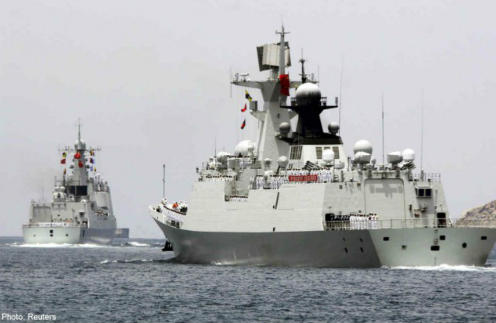 Các tàu Trung Quốc đang quay đầu trở về sau khi xuất hiện tại biển Bering ngày 2.9 - Ảnh minh họa: Reuters