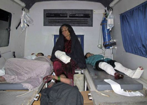 Nạn nhân vụ nã pháo tại Afghanistan