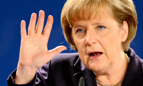 Thủ tướng Đức Angela Merkel lên án vụ tấn công làm phương hại đến tự do ngôn luận và báo chí - Ảnh: AFP