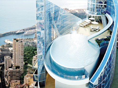 Căn hộ trị giá 8.500 tỉ đồng ở tòa nhà Odeon, Monaco - Ảnh: Thepinnaclelist.com