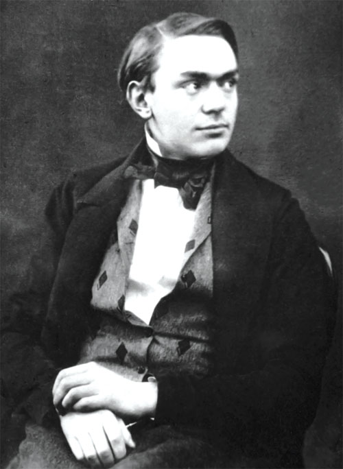 Alfred Nobel thời trẻ