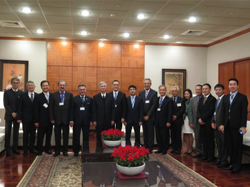Chủ tịch HĐQT và đoàn công tác diện kiến Phó Thống đốc Ngân hàng Trung Ương Đài Loan