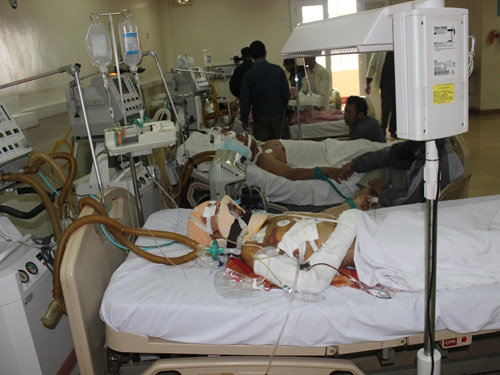 Các nạn nhân vẫn đang được điều trị tại Bệnh viện xđa khoa Hà Tĩnh