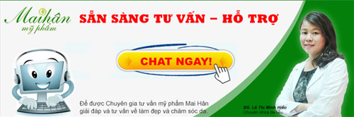 Chuyên gia tư vấn mỹ phẩm Mai Hân sẵn sàng hỗ trợ bạn trong mọi trường hợp dị ứng mỹ phẩm