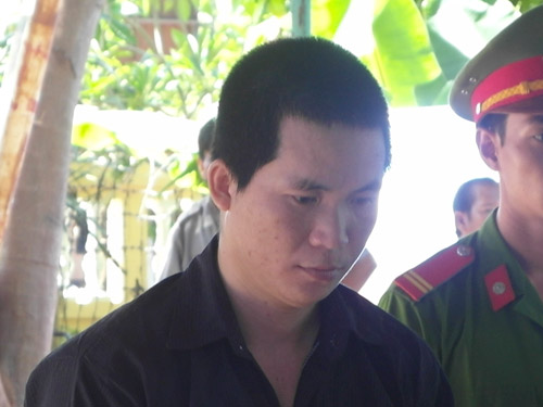 Bị cáo Tuấn tại phiên tòa - Ảnh: Giang Phương