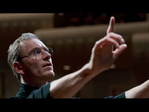 Nam diễn viên chính Michael Fassbender trong vai Steve Jobs - Ảnh: chụp màn hình/ Youtube