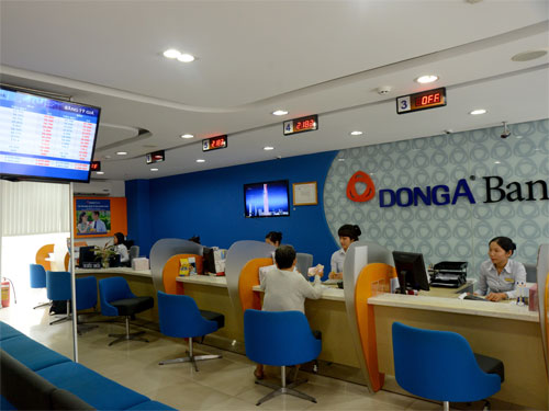 Tình hình hoạt động DongA Bank chiều ngày 17.8 - Ảnh: D.Đ.Minh