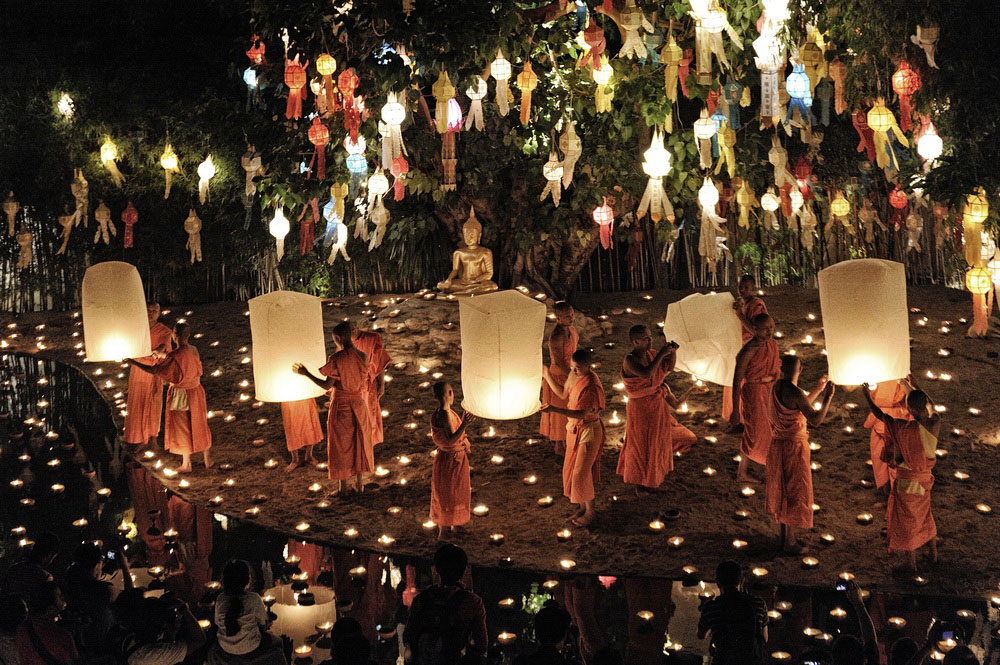 Lễ hội hoa đăng ở Chiang Mai (Thái Lan) - Ảnh: Shutterstock