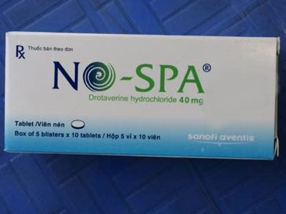 No-spa, một trong 6 thuốc bị rút số đăng ký do chất lượng thấp hơn quy định của Bộ Y tế - Ảnh: Thúy Anh