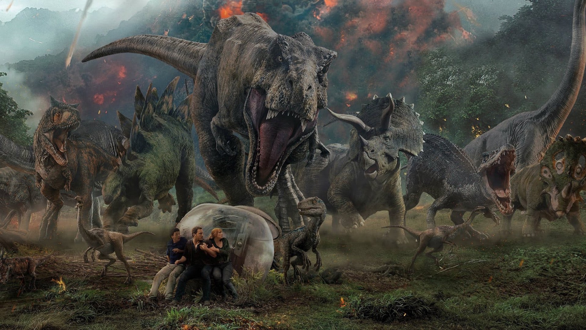 Dàn diễn viên Công viên kỷ Jura tái xuất trong phim khủng long ra mắt năm 2021