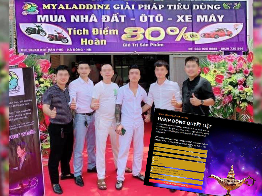 Cảnh báo bẫy đa cấp MyAladdinz