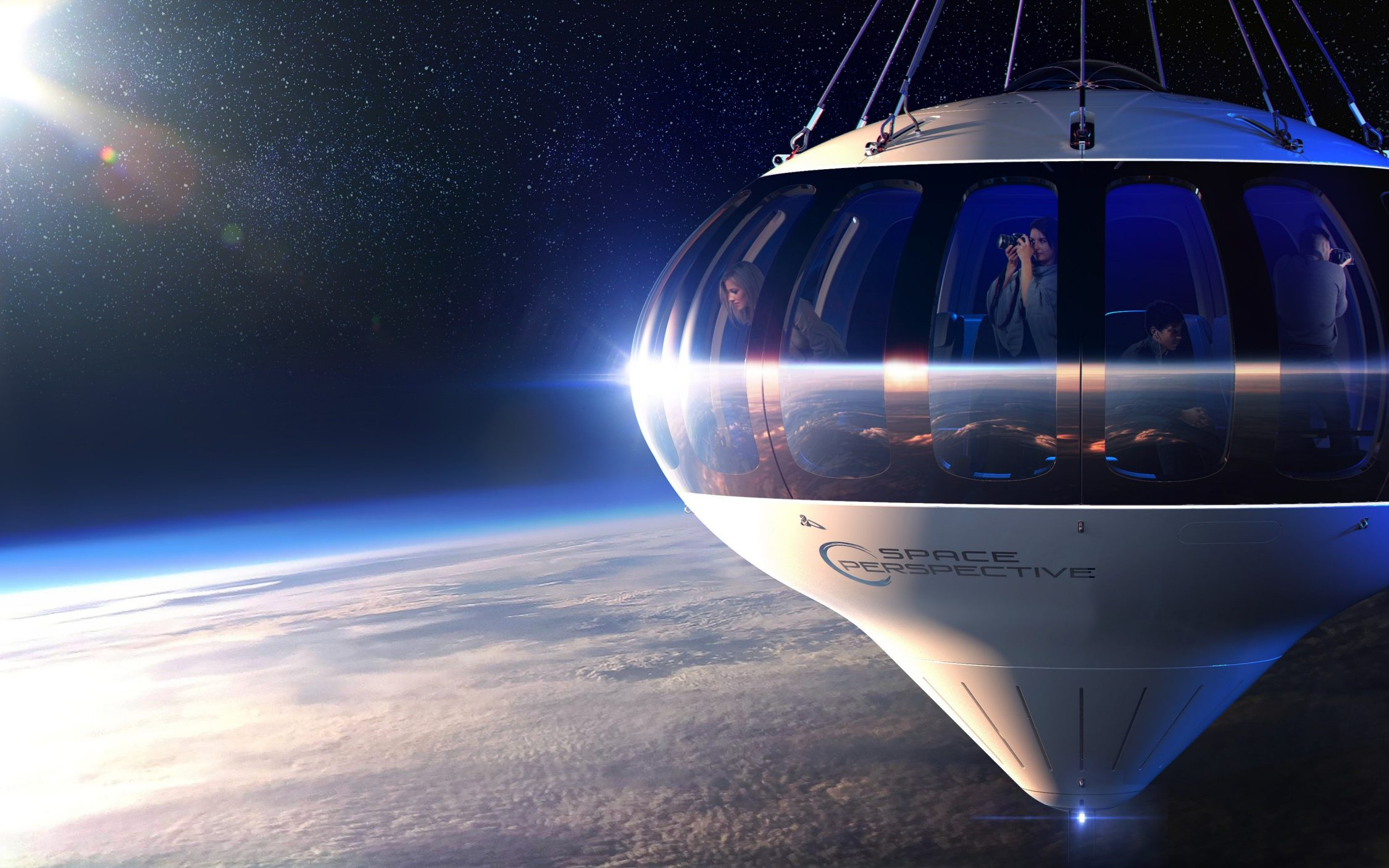 Du lịch không gian  bằng khinh khí cầu hiện đại