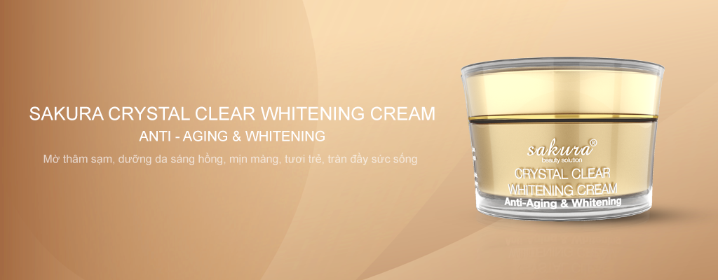 Kem dưỡng trắng da Sakura Anti - Aging Whitening Cream