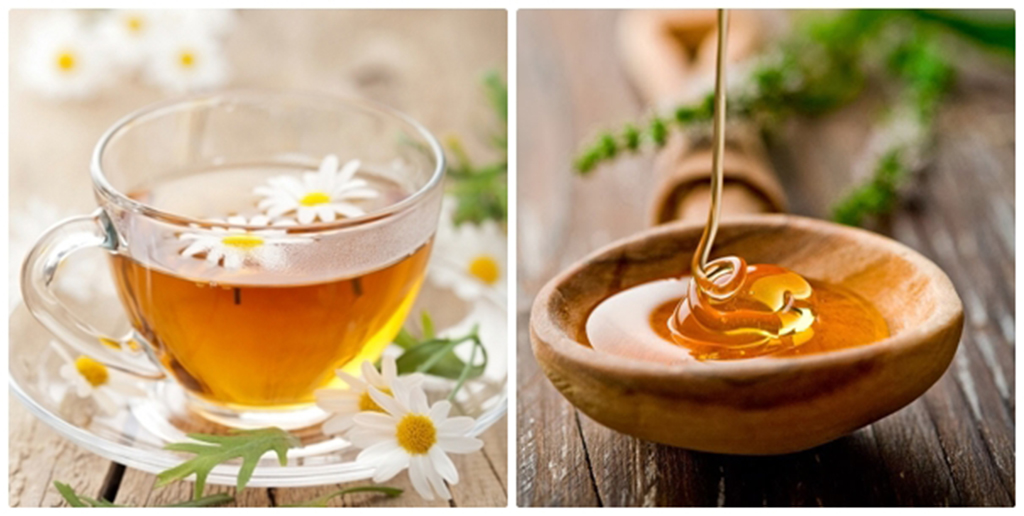 Tinh dầu hoa cúc và mật ong giúp da sạch mụn, mịn màng hơn