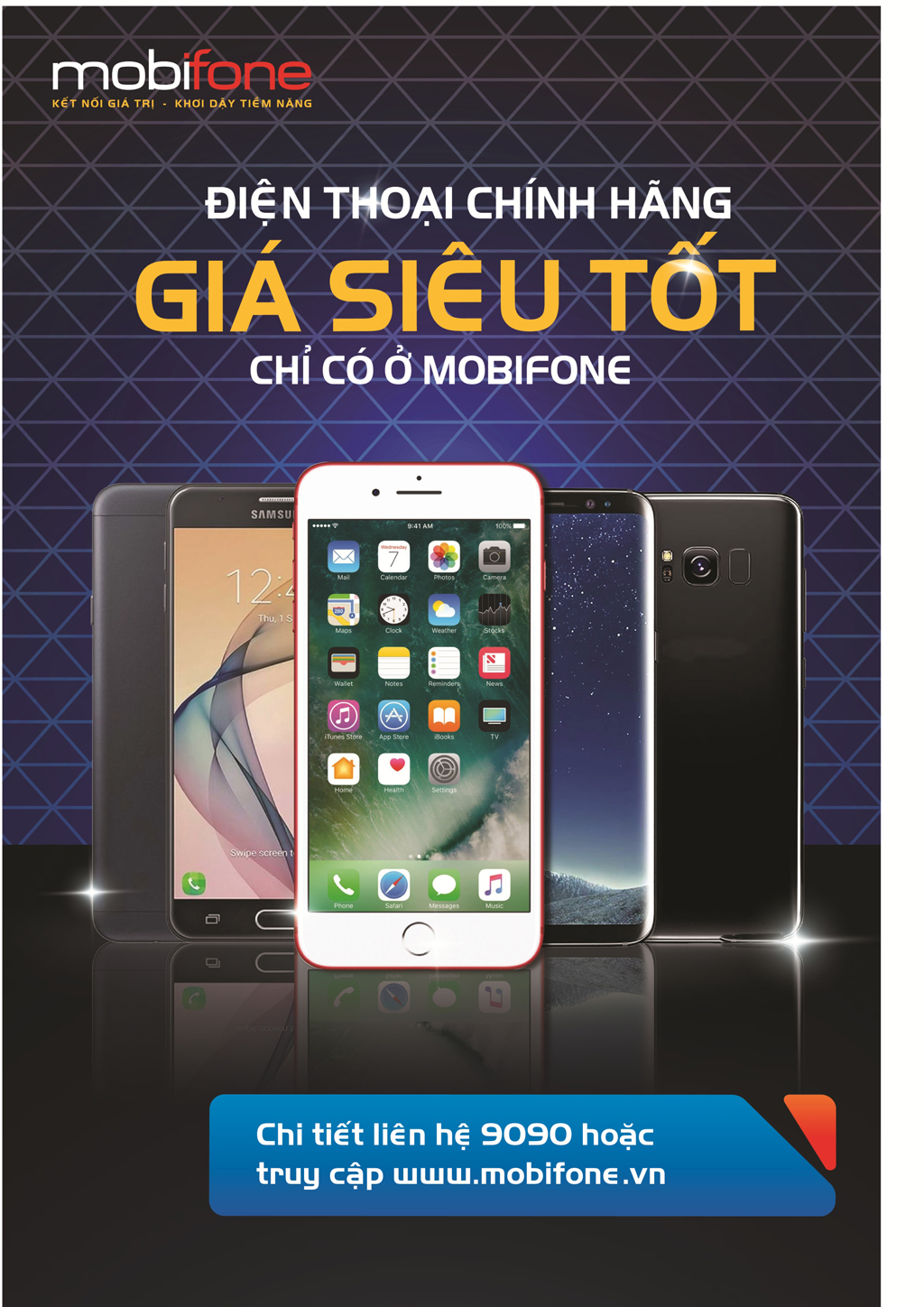 MobiFone cung cấp siêu phẩm Samsung, iPhone với giá siêu tốt