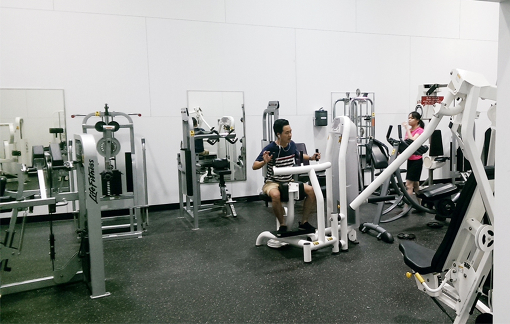 Phòng tập gym tạo điều kiện sức khỏe cho các giảng viên Duy Tân