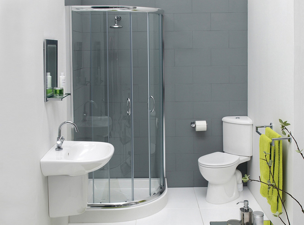 Với những căn phòng tắm bị giới hạn về diện tích thì vách kính là một giải pháp hợp lý