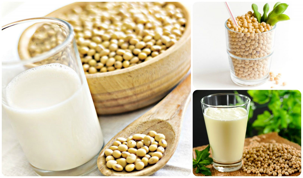 Trong thành phần của sữa đậu nành có chứa vitamin, estrogen giúp da săn chắc, sáng mịn, chống lão hóa