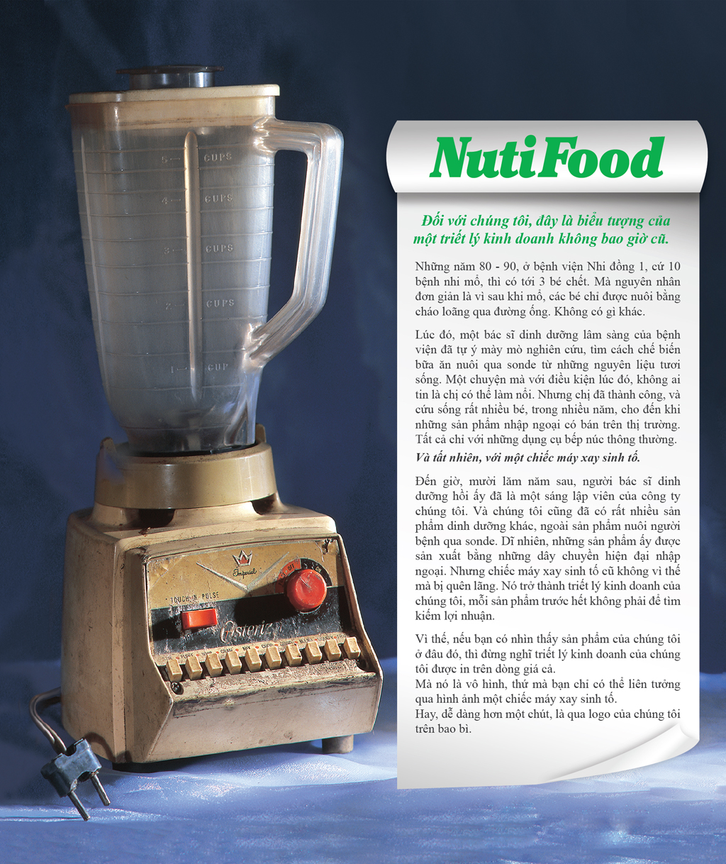 Chiếc máy xay sinh tố, biểu tượng khởi nghiệp của NutiFood