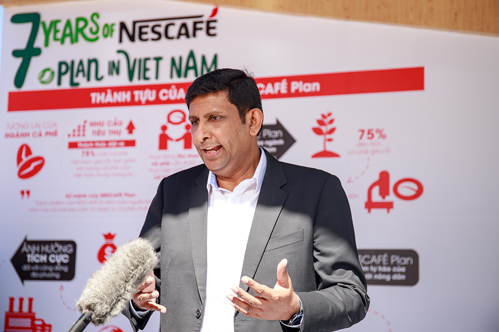 Tổng giám đốc Nestlé Việt Nam chia sẻ: “Sau 7 năm, NESCAFÉ Plan đã tạo nên sự thay đổi tích cực cho ngành cà phê Việt Nam”