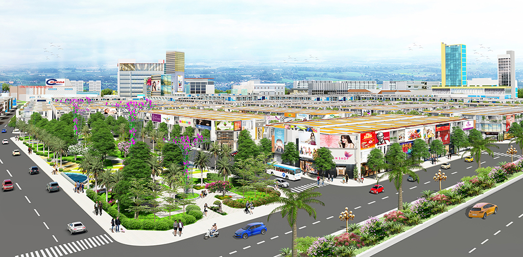 Golden Center City 3 sẽ là khu vực kinh doanh sầm uất bậc nhất ngay cửa ngõ sân bay quốc tế Long Thành