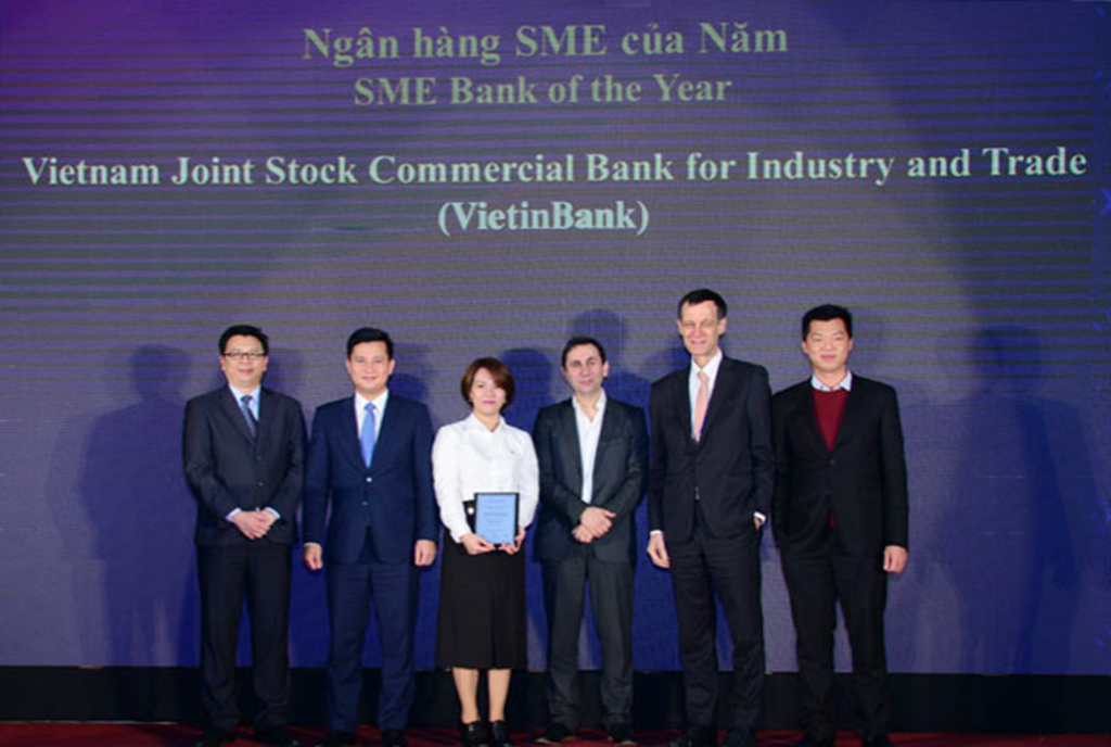VietinBank nhận giải Ngân hàng SME của năm 