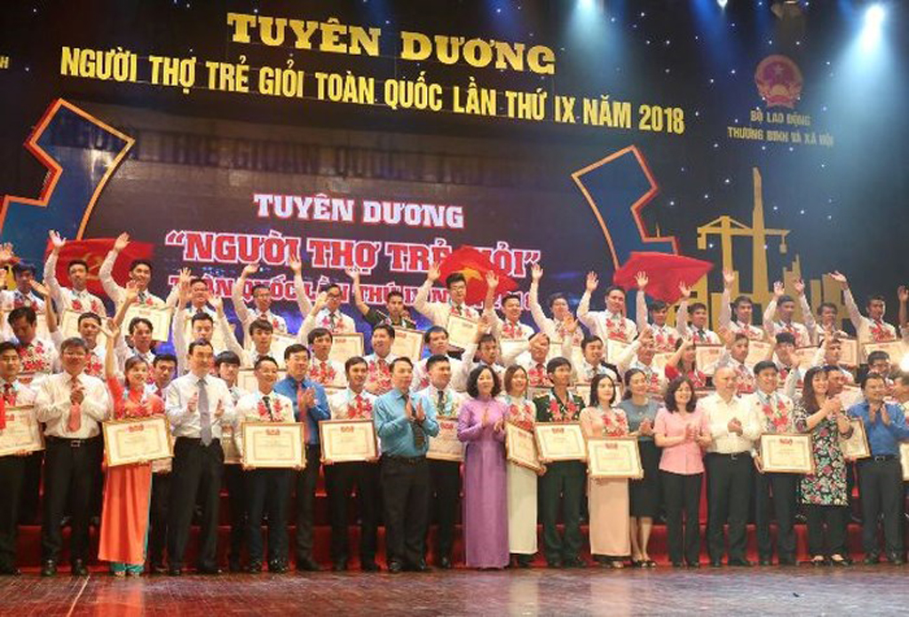 6 thợ giỏi TKV nhận giải thợ giỏi toàn quốc 2018