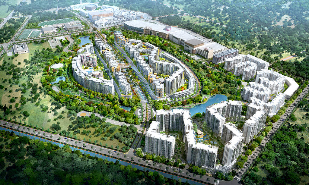 Khu dự án dành 16 ha trong tổng diện tích 82 ha để phát triển khuôn viên cây xanh nằm trong trung tâm quận Tân Phú, Celadon City được ví như một viên ngọc xanh của TP.HCM