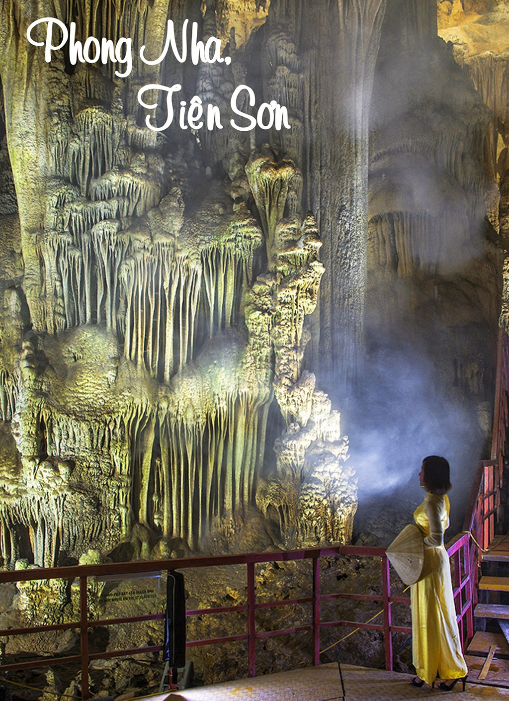 Thạch nhũ lung linh trong hang động Quảng Bình