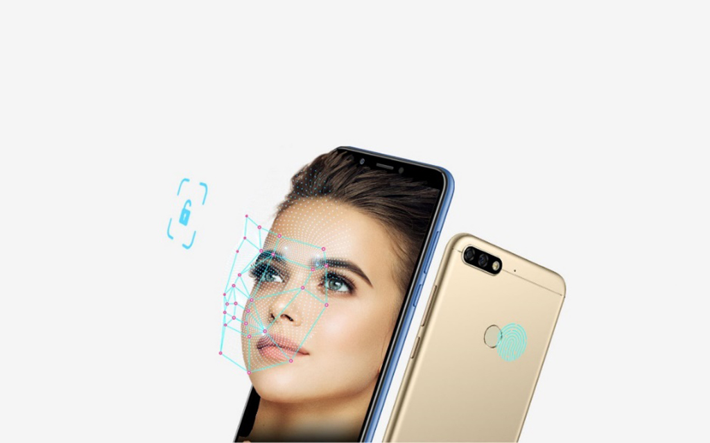 Tính năng Face Unlock của Honor 7C có khả năng nhận diện 1.024 điểm trên khuôn mặt chủ sở hữu