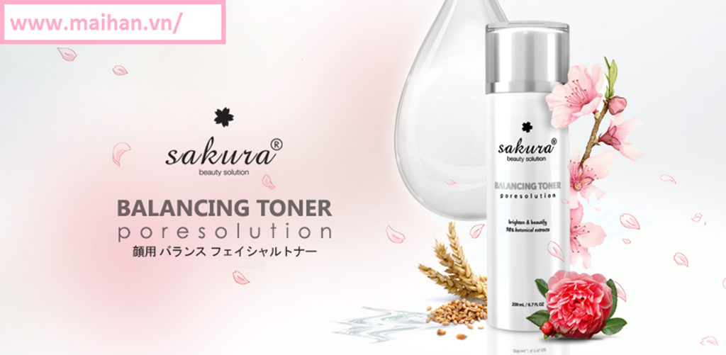 Nước cân bằng da Sakura Balancing Toner