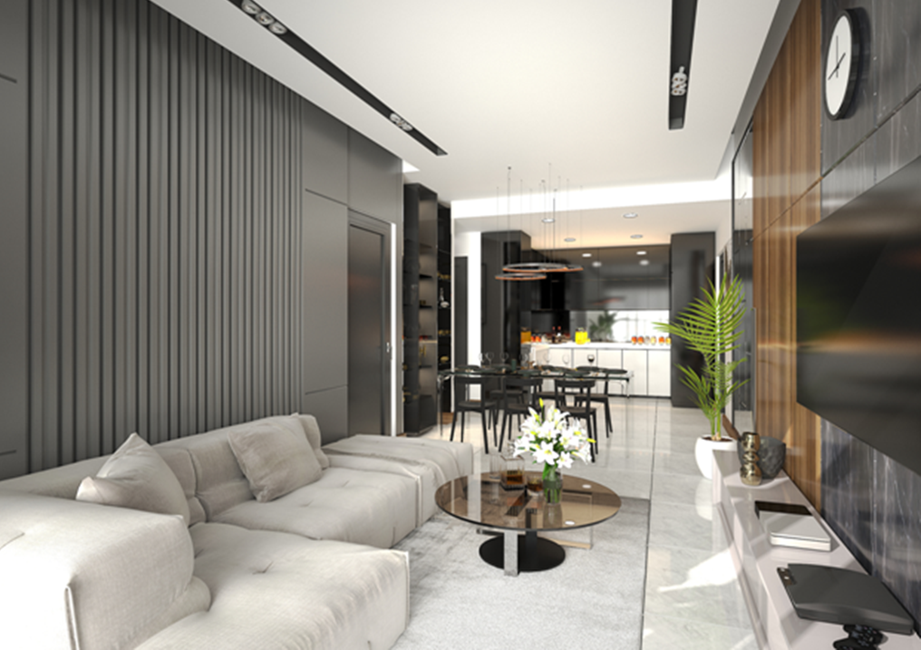 Thiết kế nội thất một dự án của chủ đầu từ Hưng Lộc Phát tại quận 7