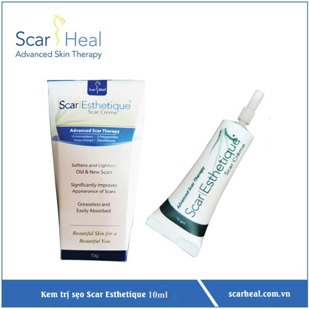 Scar Esthetique là thương hiệu nổi tiếng với dòng sản phẩm trị sẹo, được sản xuất từ Tập đoàn Scarheal lnc tại Mỹ 