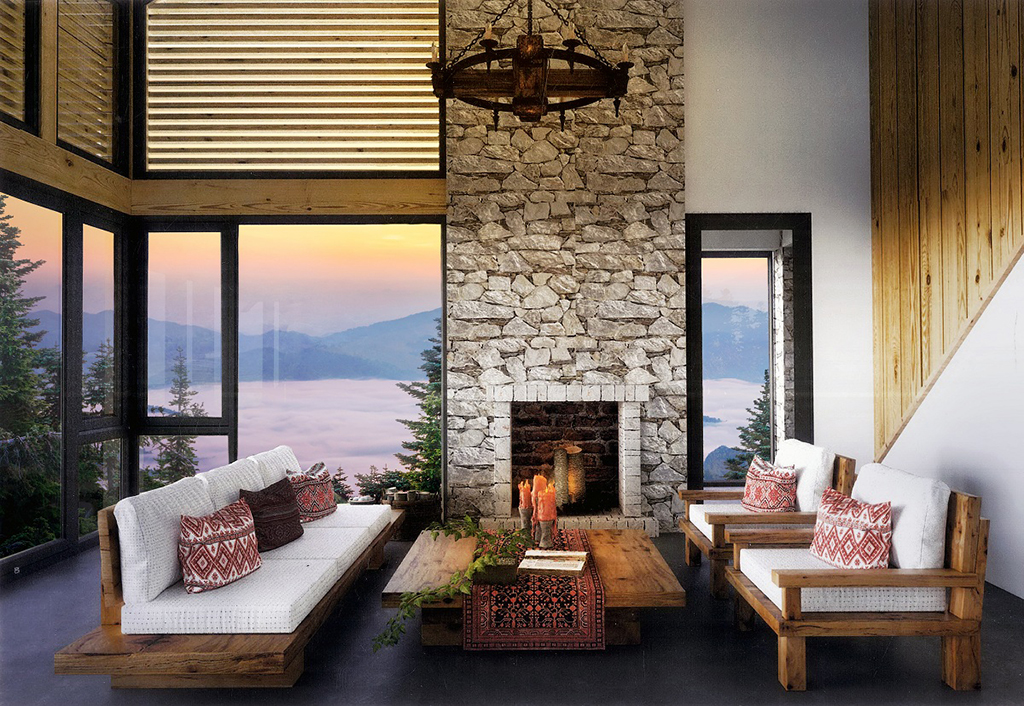 Phong cách thiết kế nội thất thân thiện, gần gũi với thiên nhiên, kết nối với không gian huyền ảo của thung lũng Mường Hoa 