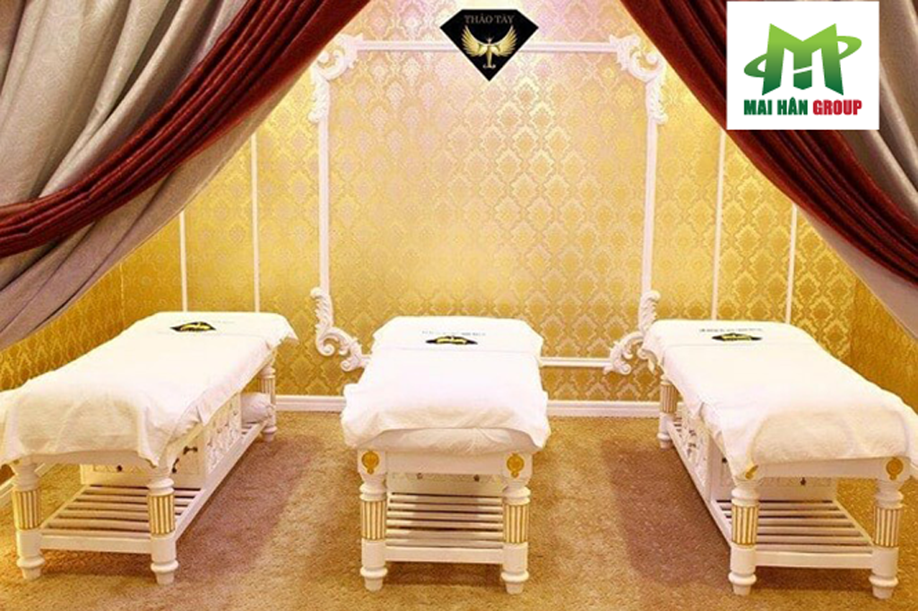 Giường massage Mai Hân tại Viện thẩm mỹ Thảo Tây