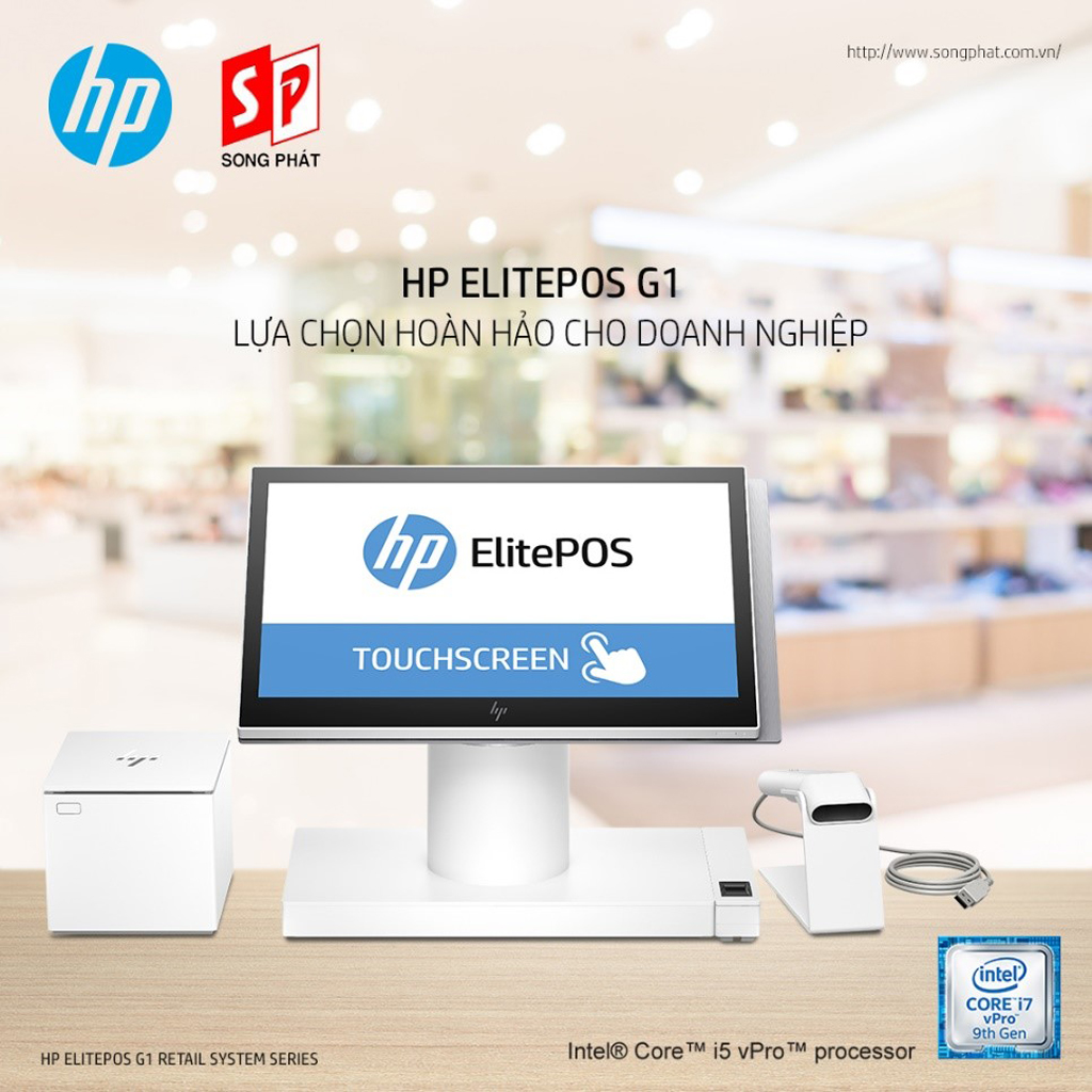 HP ElitePOS G1 sản phẩm công nghệ cần thiết cho hoạt động kinh doanh