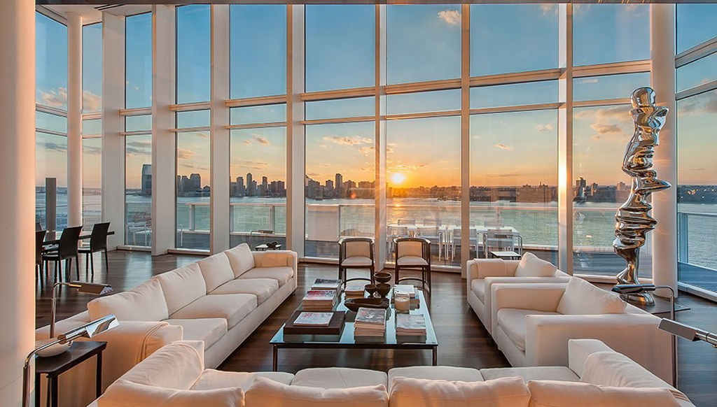 Căn penthouse Richard Meier với tầm nhìn hướng ra sông Hudson, New York với mức giá 40 triệu USD