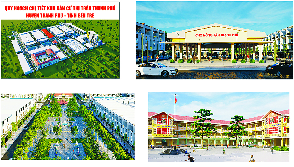 Khu dân cư, Trung tâm thương mại H.Thạnh Phú khánh thành vào đúng Lễ kỷ niệm 44 năm ngày thống nhất đất nước