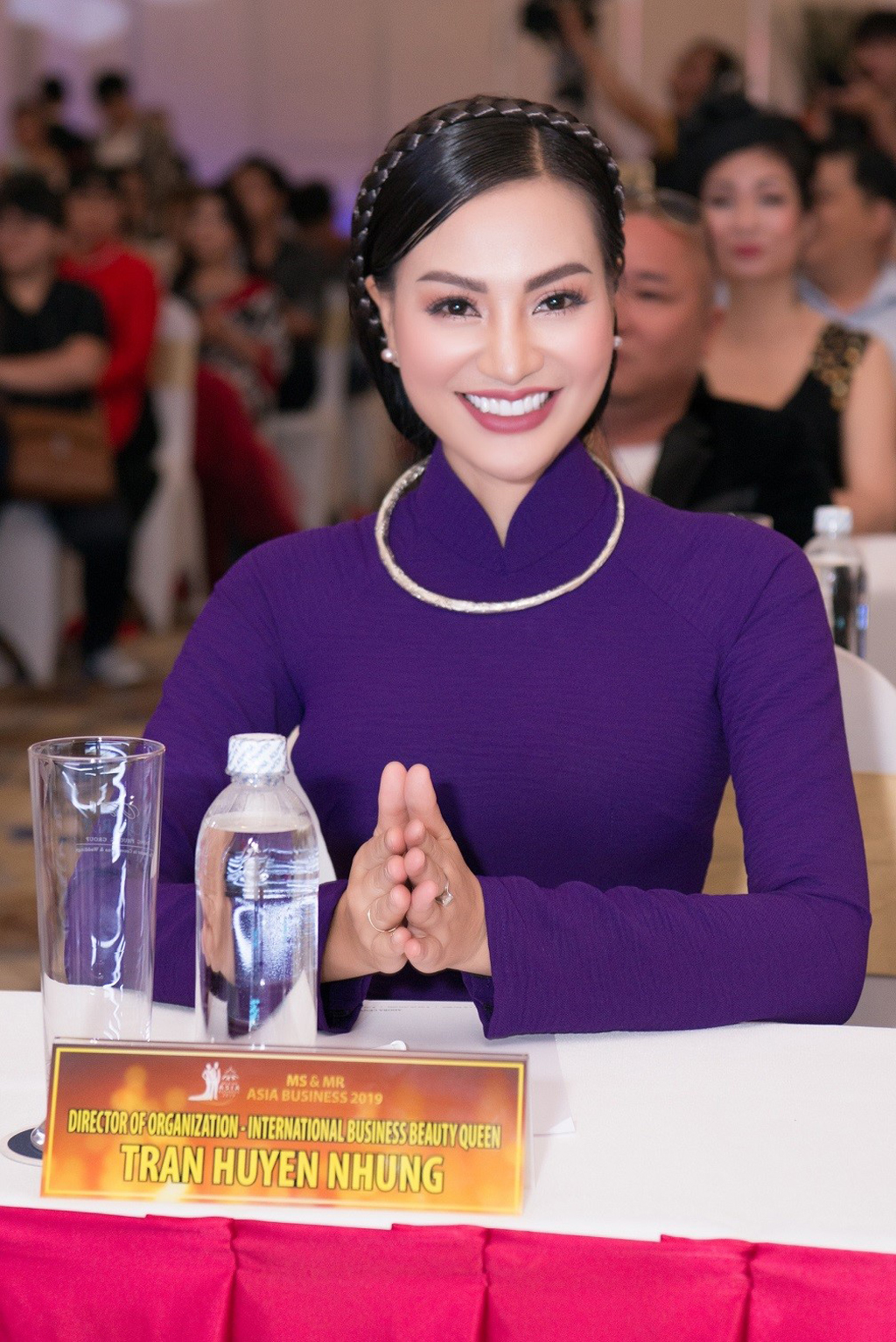 Bà Trần Huyền Nhung - Trưởng ban tổ chức dự án Ms & Mr Asia Business 2019