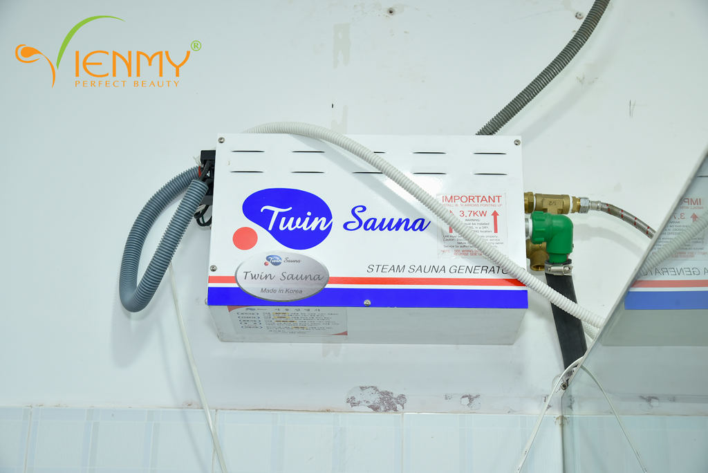 Máy xông hơi nước Twin Sauna có thiết kế sáng tạo phù hợp gia đình Việt Nam