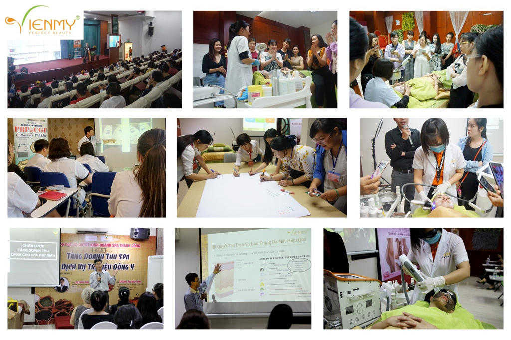 Viên Mỹ tổ chức nhiều Hội thảo, khóa học, chuyên đề hữu ích cho cộng đồng nghề spa tại Việt Nam.