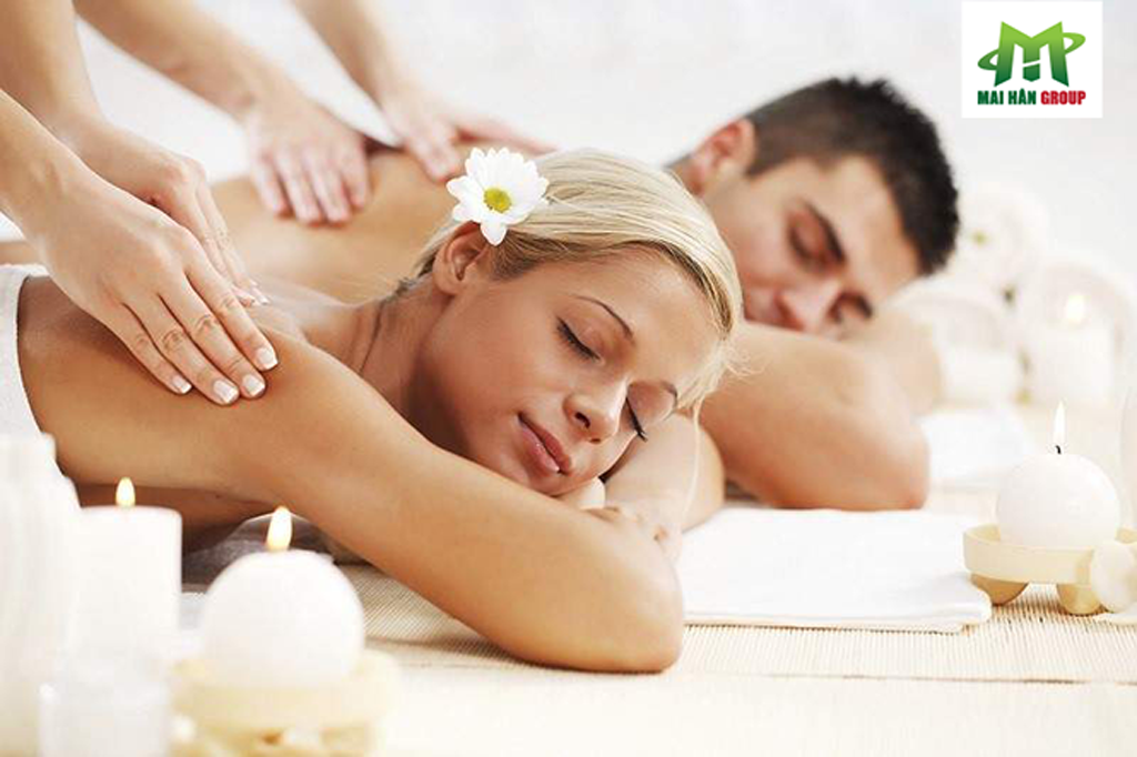 Sau những giờ làm việc căng thẳng, bạn đến Spa và thư giãn massage