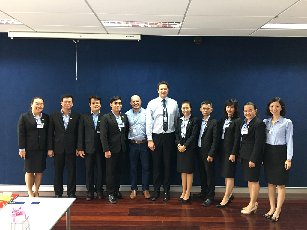 Đội ngũ lãnh đạo, quản lý TTC Edu trong chương trình giao lưu và trao đổi kinh nghiệm và đào tạo chuyên môn tại trường Quốc tế NIST (Thái Lan)