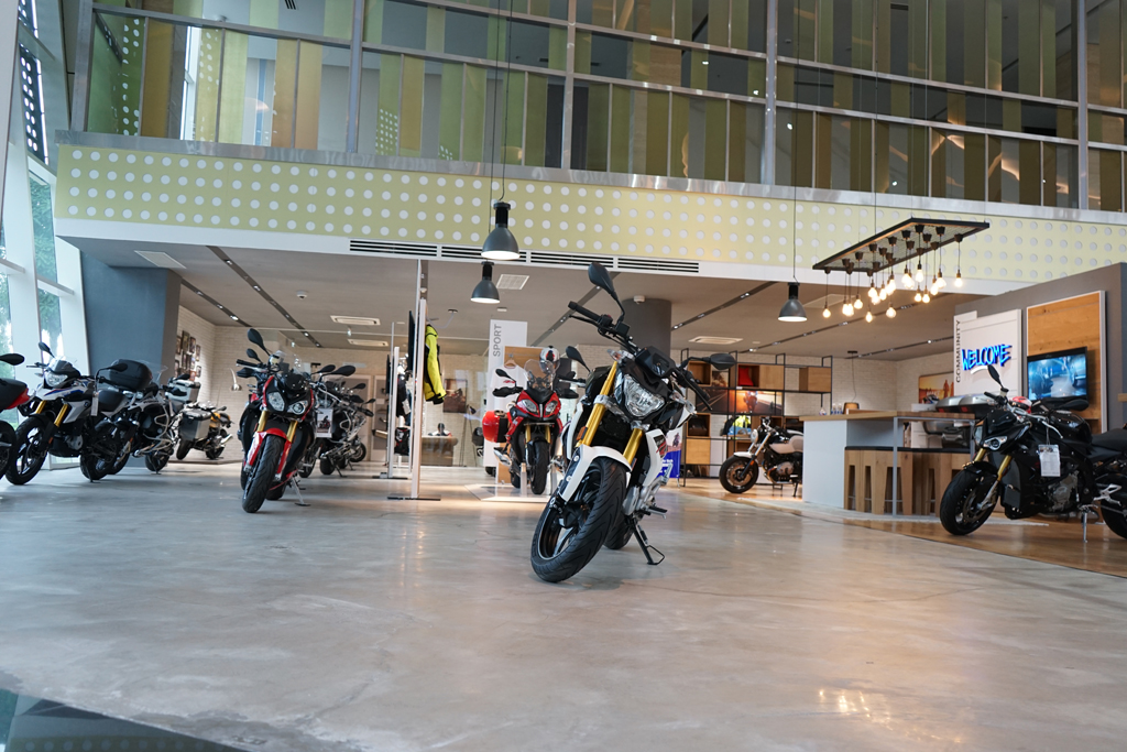 Khu vực trưng bày BMW Motorrad